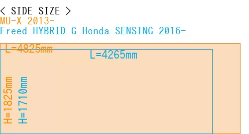#MU-X 2013- + Freed HYBRID G Honda SENSING 2016-